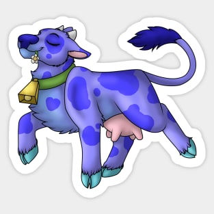 Happy Moo: Blue Cheese Sticker